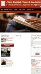 Mobile Screenshot of firstbaptistgallatin.org